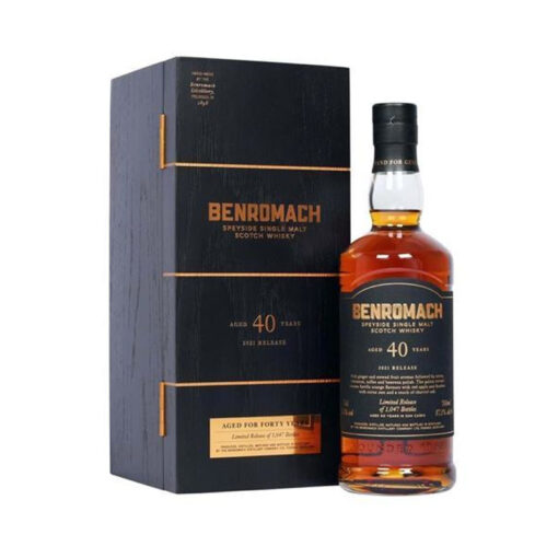 rượu whisky benromach 40 years old 2021 release