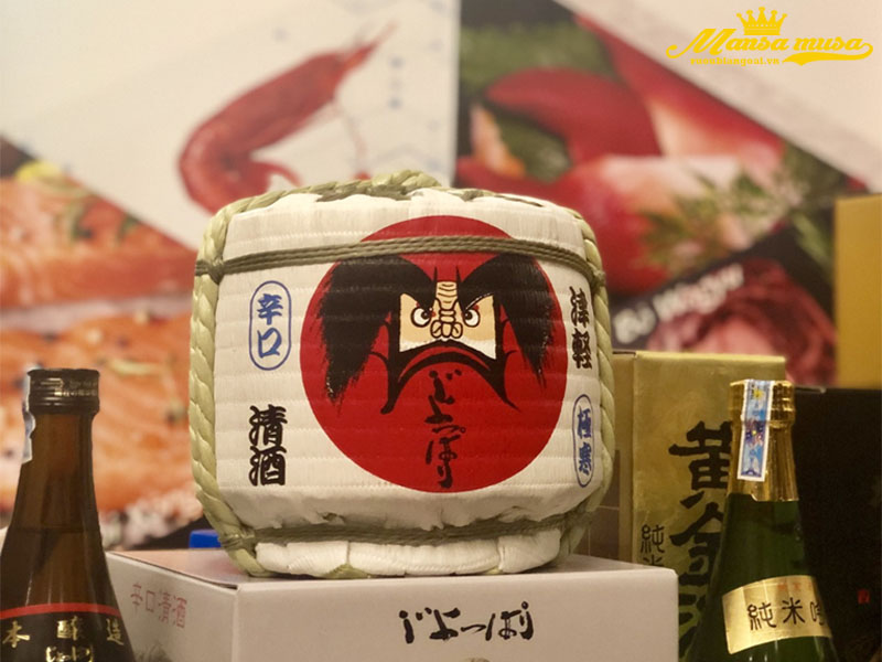 rượu sake bình cói joppari tarusake 1800ml