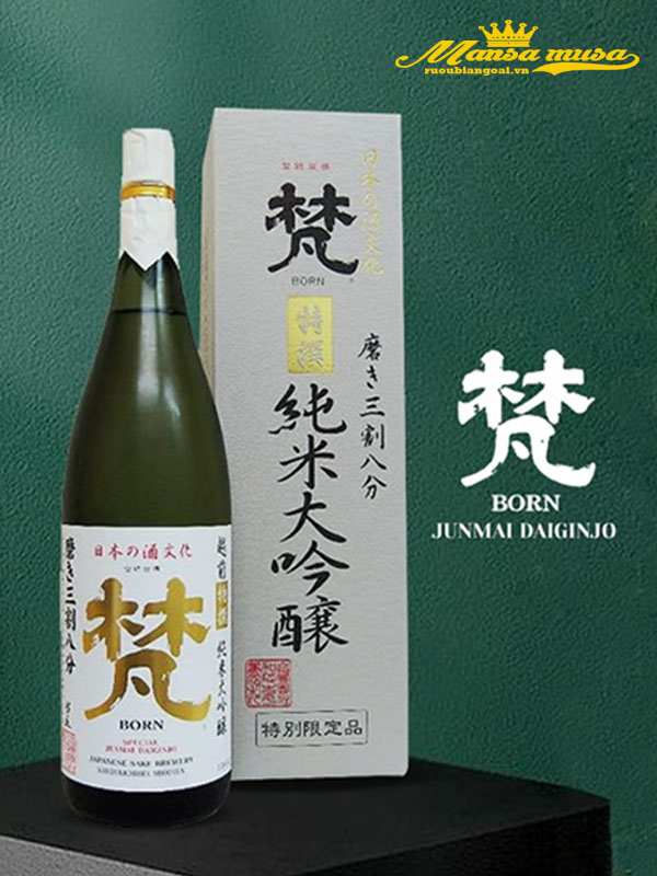 rượu sake born tokusen junmai daiginjo 720ml