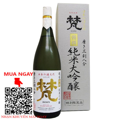 rượu sake born tokusen junmai daiginjo 720ml