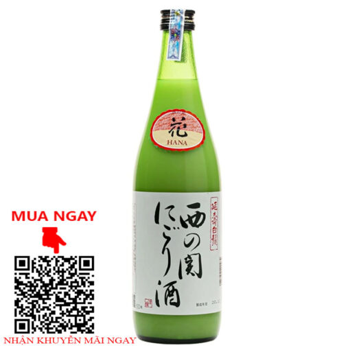 rượu sake nishino seki nigori zake 720ml