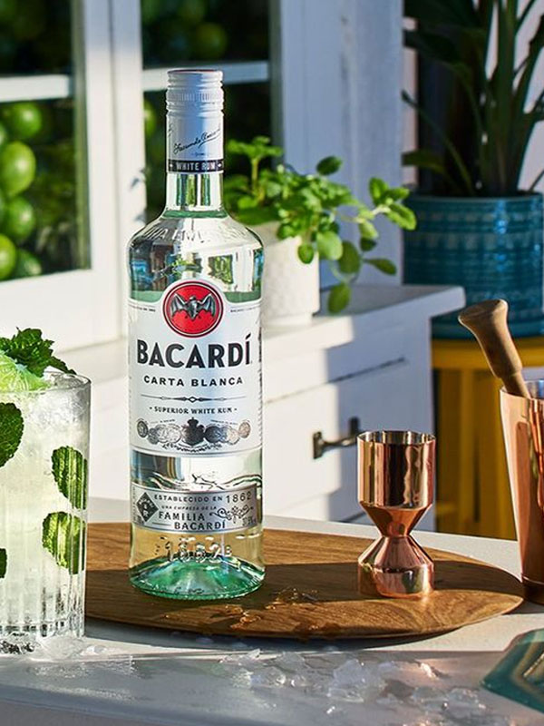 rượu rum bacardi trắng 