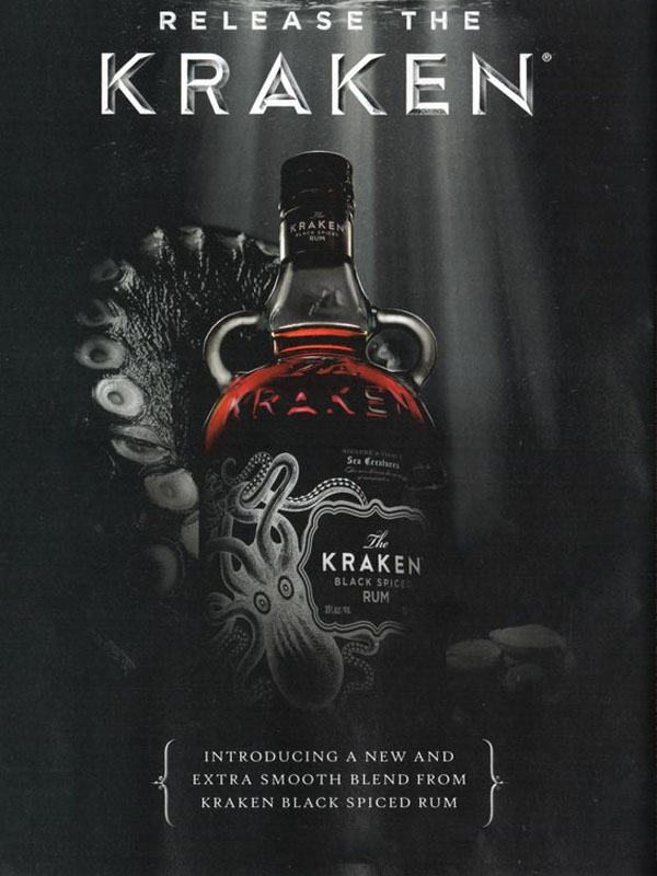 rượu rum kraken black spiced 