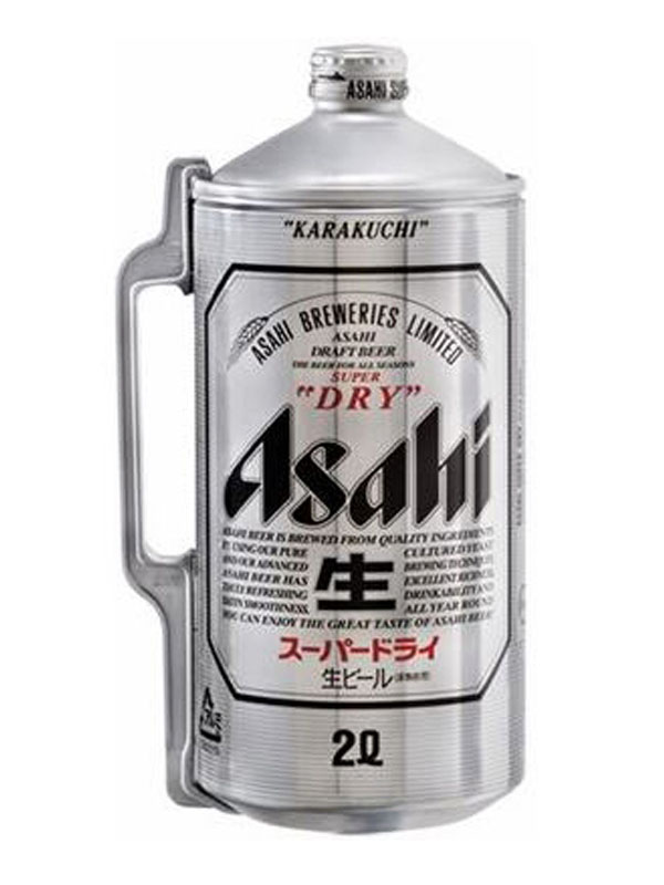 bia nhật asahi bom 2l