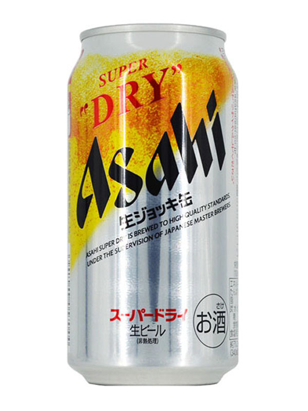 bia nhật clear asahi 5% lon 350ml
