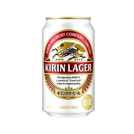 bia nhật kirin lager beer 5% lon 350ml