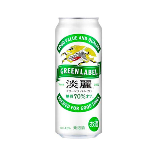 bia nhật kirin tanrei green label 4.5% lon 350ml