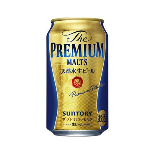 bia nhật premium malt’s suntory 5,5% lon 350ml