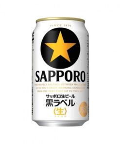 bia nhật sapporo nama black label 5% lon 350ml