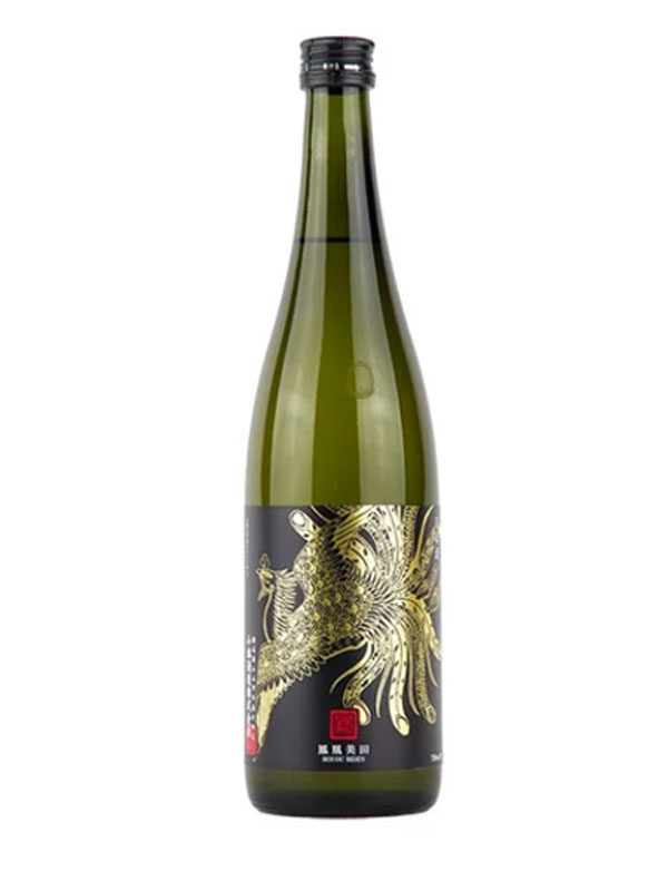 rượu sake houou biden aiyama black phoenix junmai ginjo 16-17% 720ml