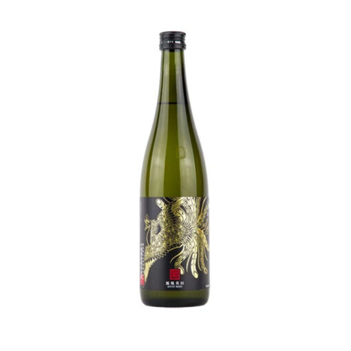 rượu sake houou biden aiyama black phoenix junmai ginjo 16-17% 720ml