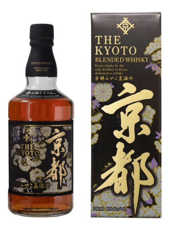 rượu whiskey kyoto nishijin ori kuro obi black