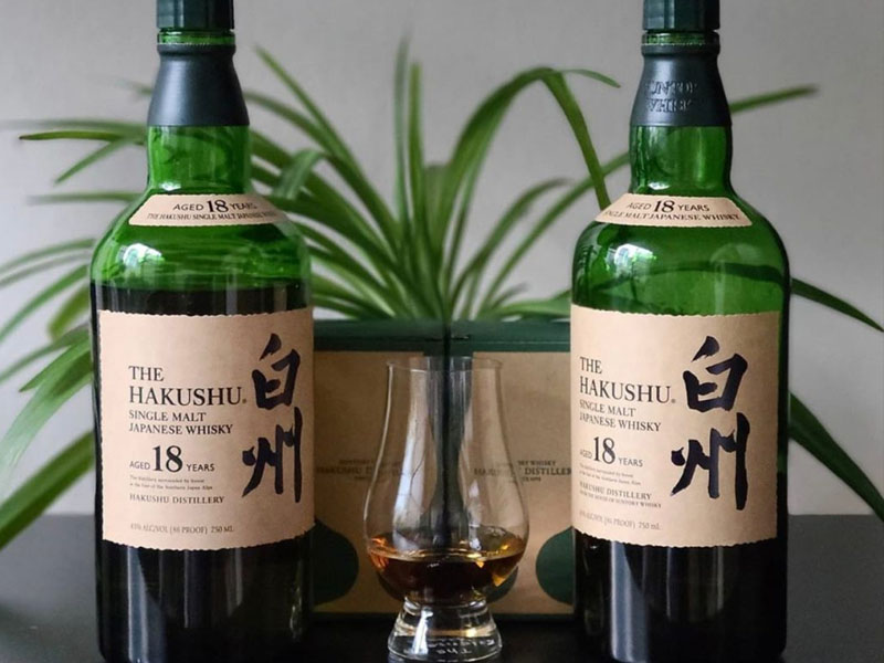 rượu whisky hakushu 18 năm