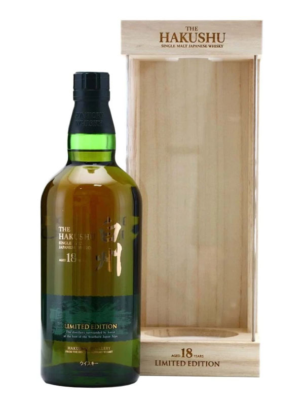 rượu whisky hakushu 18 năm limited edition