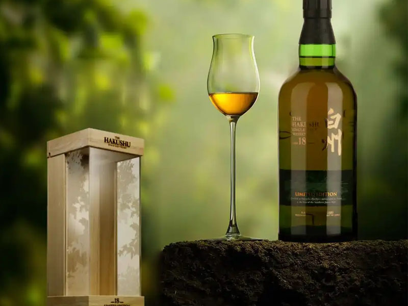 rượu whisky hakushu 18 năm limited edition