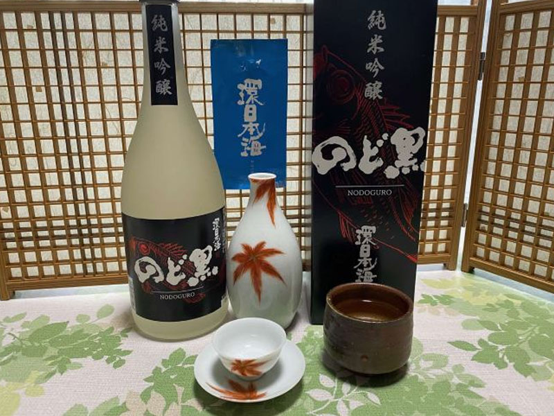 rượu sake kannihonkai nodoguro junmai ginjo