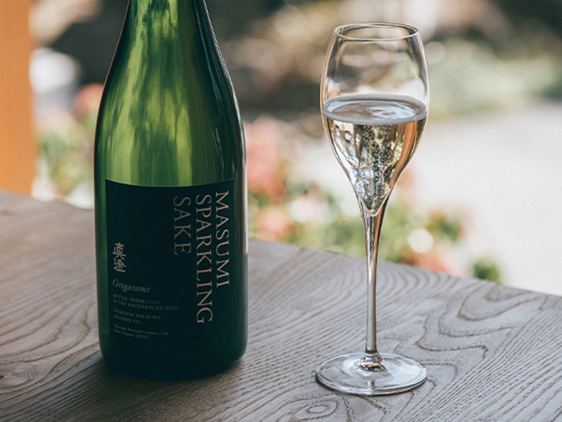 rượu sake masumi sparkling origarami
