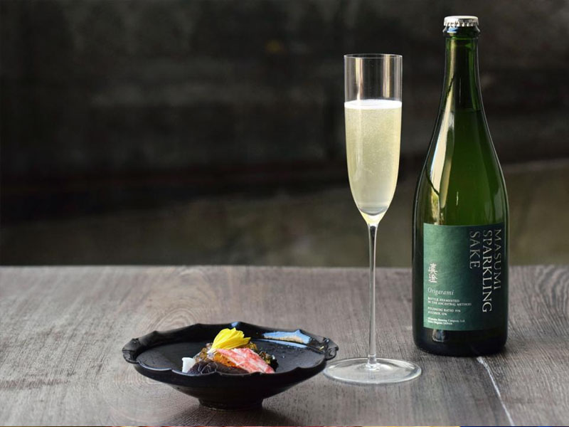 rượu sake masumi sparkling origarami