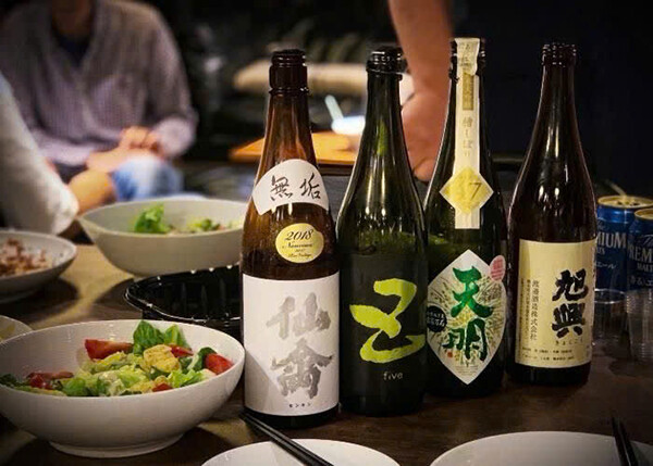 rượu sake kết hợp món ăn