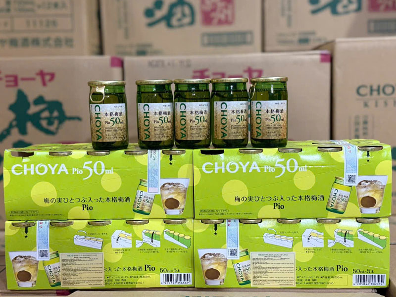 rượu mơ nhật choya pio 14% 50ml