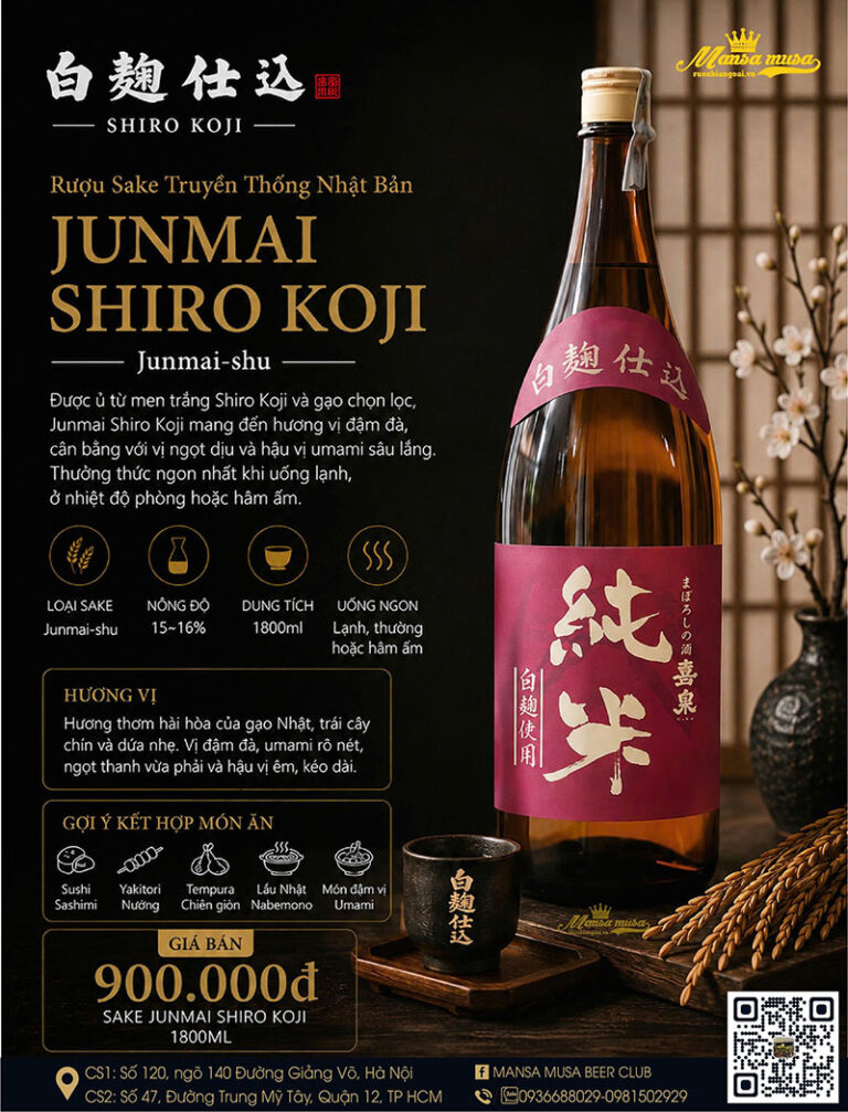 top sake yêu thích nhất 2026: điểm danh những chai rượu ngon
