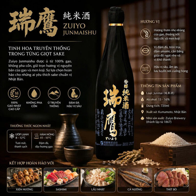 top sake yêu thích nhất 2026: điểm danh những chai rượu ngon