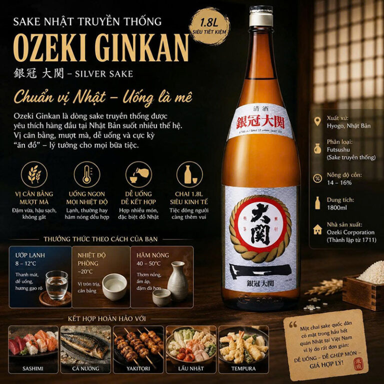 top sake yêu thích nhất 2026: điểm danh những chai rượu ngon