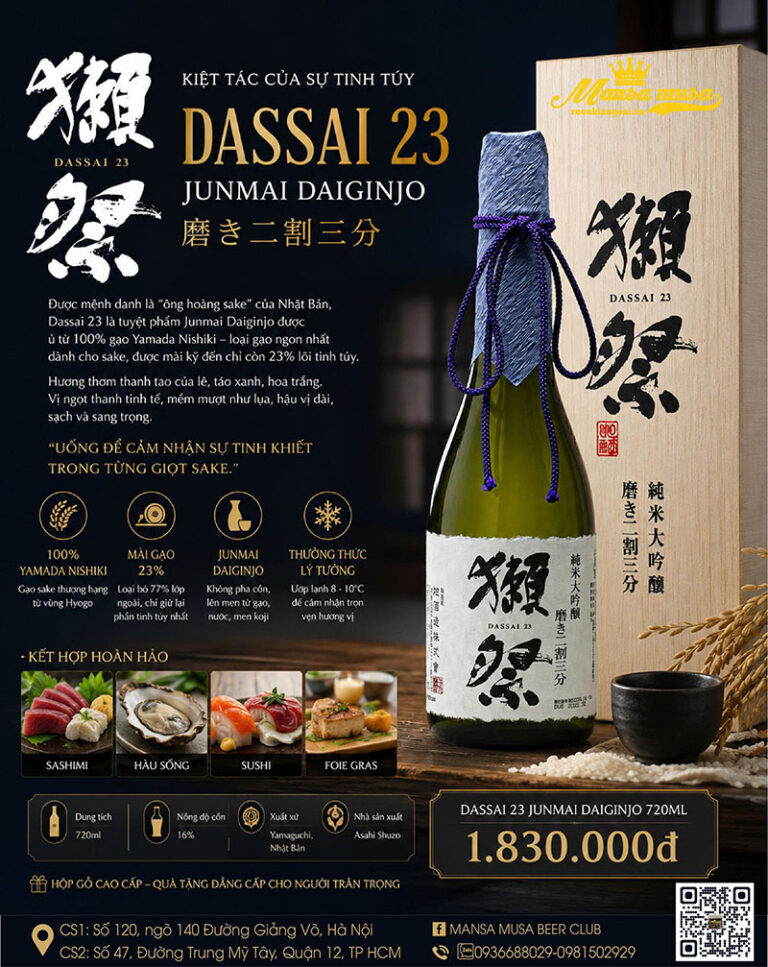 top sake yêu thích nhất 2026: điểm danh những chai rượu ngon