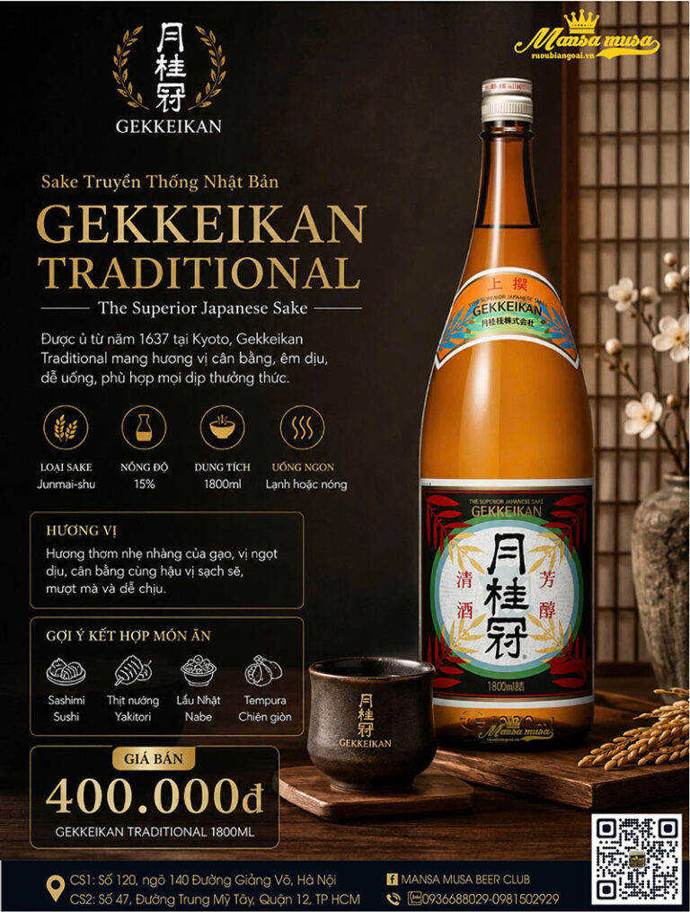 top sake yêu thích nhất 2026: điểm danh những chai rượu ngon
